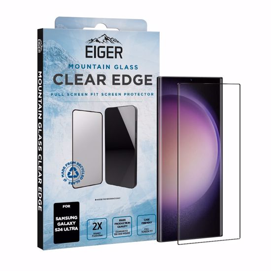 Picture of Eiger Eiger Mountain Glass CLEAR EDGE Screen Protector GRS for Samsung S24 Ultra