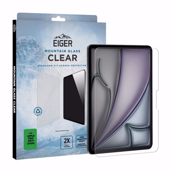 Picture of Eiger Eiger Mountain Glass CLEAR Tablet Screen Protector GRS for Apple iPad Air 11 (2025) / (2024)